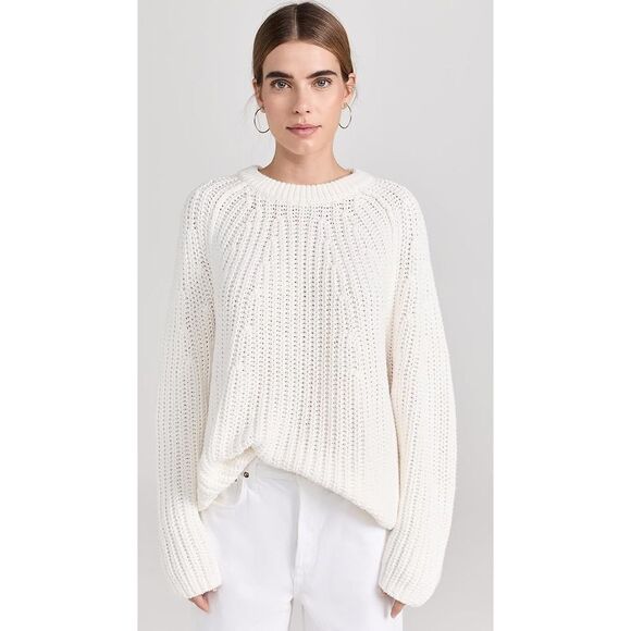 Free People Take Me Home Sweater White Size Small Chunky Knit - Picture 1 of 8